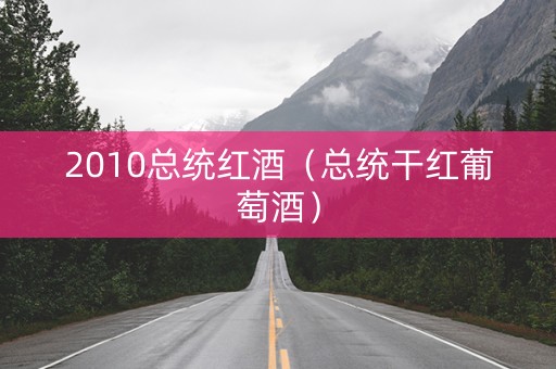 2010总统红酒（总统干红葡萄酒）