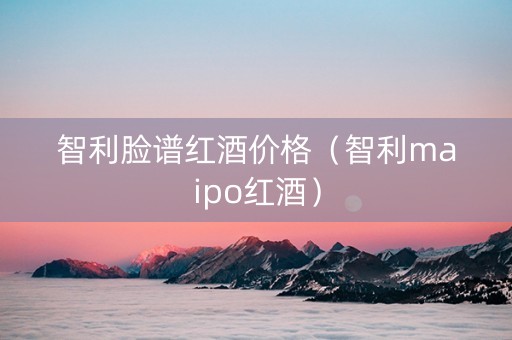 智利脸谱红酒价格（智利maipo红酒）