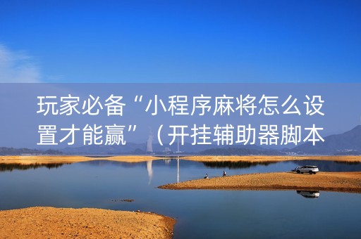 玩家必备“小程序麻将怎么设置才能赢”（开挂辅助器脚本)