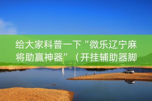 给大家科普一下“微乐辽宁麻将助赢神器”（开挂辅助器脚本)