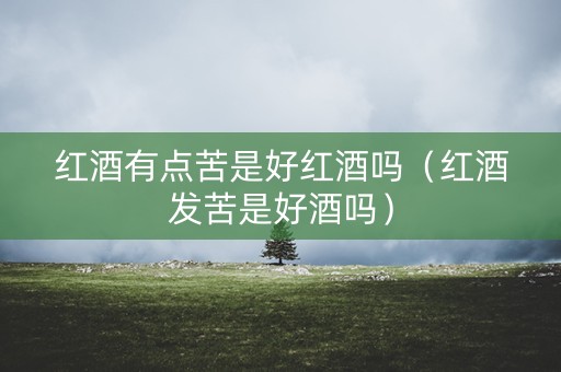 红酒有点苦是好红酒吗（红酒发苦是好酒吗）