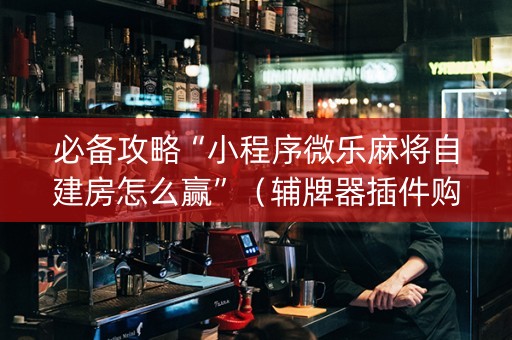 必备攻略“小程序微乐麻将自建房怎么赢”（辅牌器插件购买)