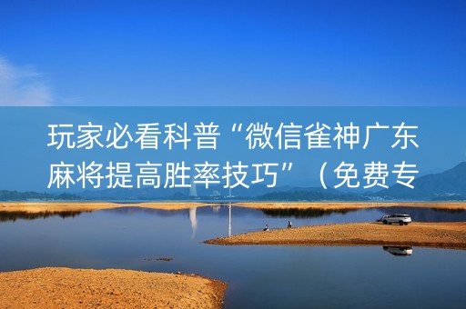 玩家必看科普“微信雀神广东麻将提高胜率技巧”（免费专用神器)