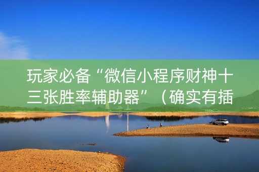 玩家必备“微信小程序财神十三张胜率辅助器”（确实有插件吗)