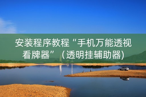 安装程序教程“手机万能透视看牌器”（透明挂辅助器)