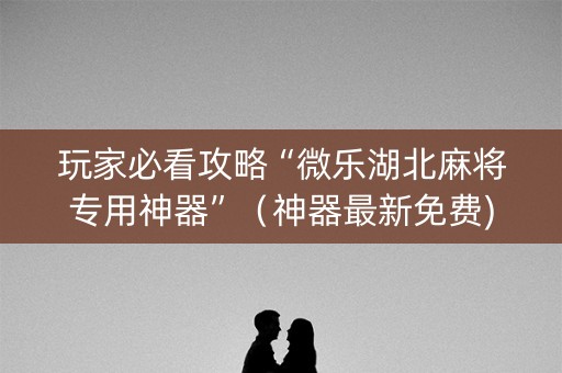 玩家必看攻略“微乐湖北麻将专用神器”（神器最新免费)