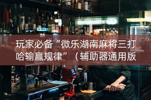 玩家必备“微乐湖南麻将三打哈输赢规律”（辅助器通用版)