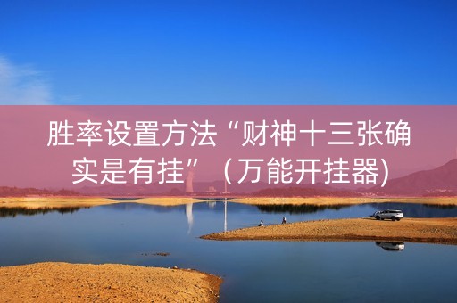 胜率设置方法“财神十三张确实是有挂”（万能开挂器)