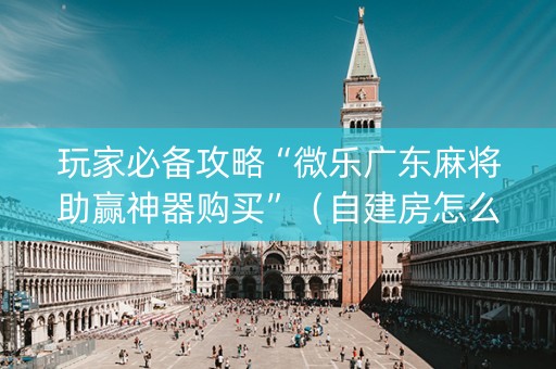 玩家必备攻略“微乐广东麻将助赢神器购买”（自建房怎么拿好牌)