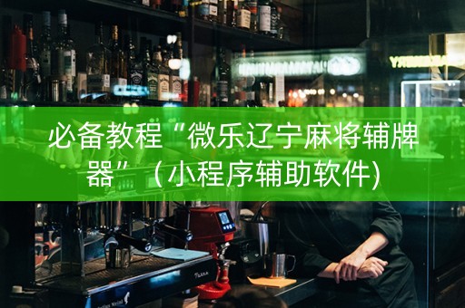 必备教程“微乐辽宁麻将辅牌器”（小程序辅助软件)