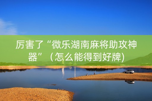 厉害了“微乐湖南麻将助攻神器”（怎么能得到好牌)
