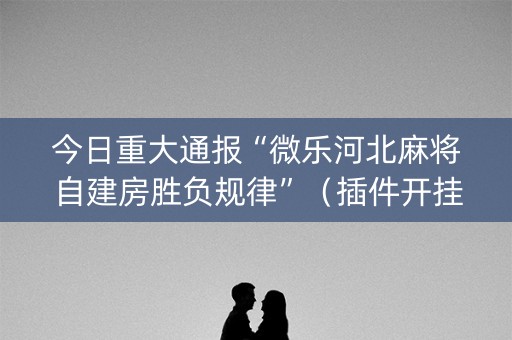 今日重大通报“微乐河北麻将自建房胜负规律”（插件开挂免费AI)