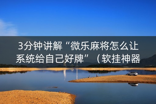 3分钟讲解“微乐麻将怎么让系统给自己好牌”（软挂神器)