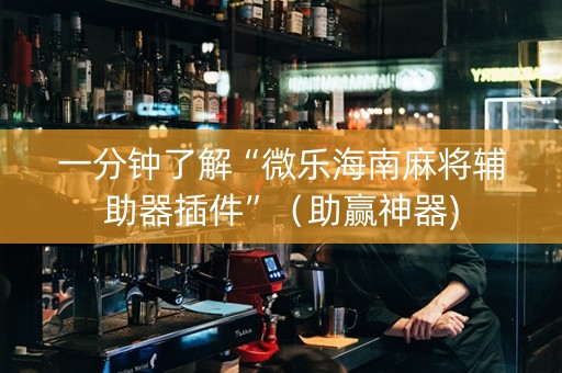 一分钟了解“微乐海南麻将辅助器插件”（助赢神器)