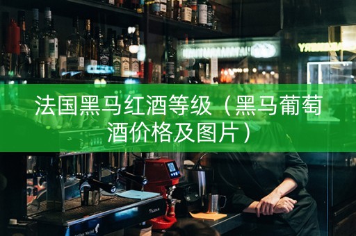 法国黑马红酒等级（黑马葡萄酒价格及图片）