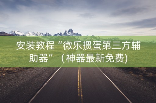 安装教程“微乐掼蛋第三方辅助器”（神器最新免费)