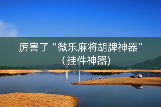 厉害了“微乐麻将胡牌神器”（挂件神器)
