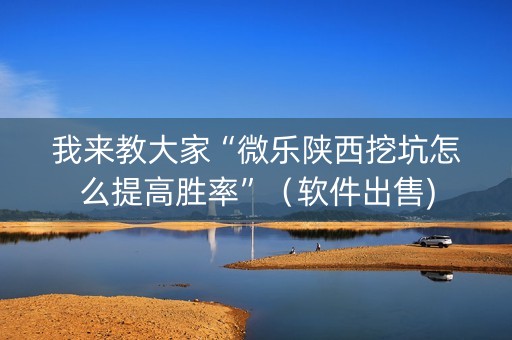 我来教大家“微乐陕西挖坑怎么提高胜率”（软件出售)