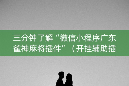 三分钟了解“微信小程序广东雀神麻将插件”（开挂辅助插件)