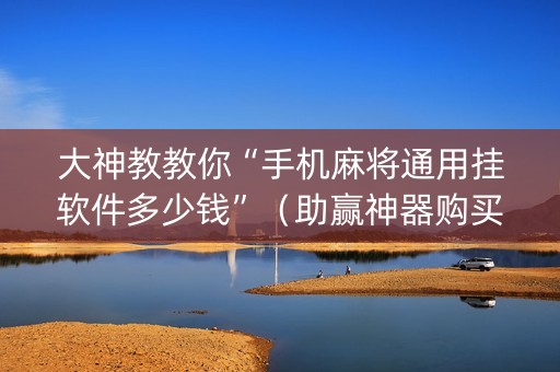 大神教教你“手机麻将通用挂软件多少钱”（助赢神器购买)