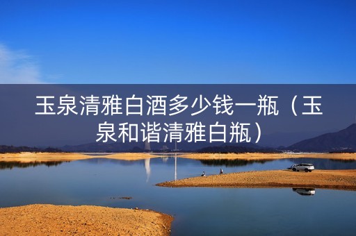 玉泉清雅白酒多少钱一瓶（玉泉和谐清雅白瓶）