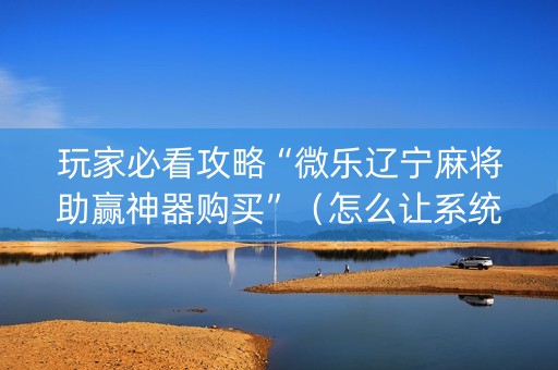 玩家必看攻略“微乐辽宁麻将助赢神器购买”（怎么让系统给你发好牌)