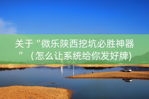关于“微乐陕西挖坑必胜神器”（怎么让系统给你发好牌)