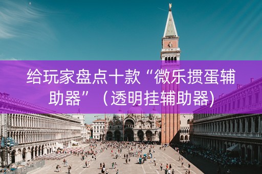 给玩家盘点十款“微乐掼蛋辅助器”（透明挂辅助器)