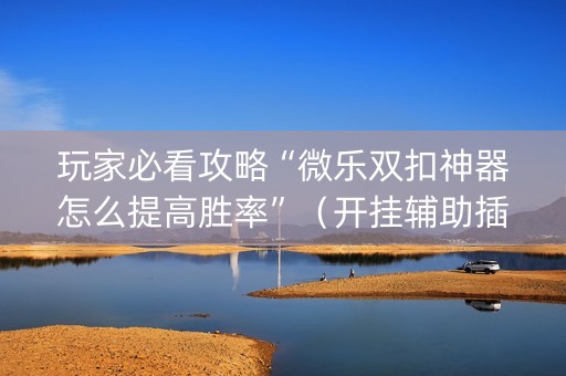 玩家必看攻略“微乐双扣神器怎么提高胜率”（开挂辅助插件)