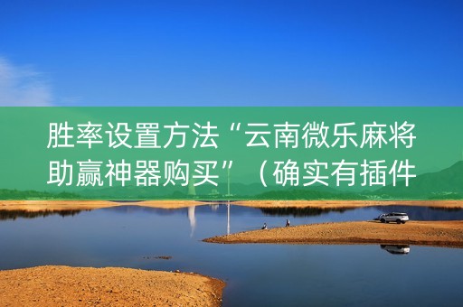 胜率设置方法“云南微乐麻将助赢神器购买”（确实有插件吗)