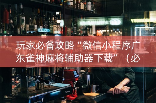 玩家必备攻略“微信小程序广东雀神麻将辅助器下载”（必赢神器免费安装)