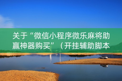 关于“微信小程序微乐麻将助赢神器购买”（开挂辅助脚本)
