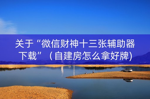 关于“微信财神十三张辅助器下载”（自建房怎么拿好牌)