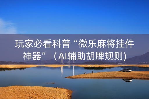 玩家必看科普“微乐麻将挂件神器”（AI辅助胡牌规则)