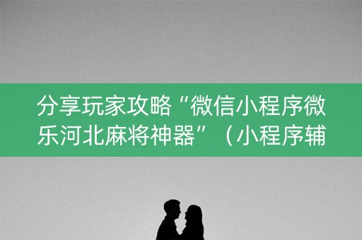分享玩家攻略“微信小程序微乐河北麻将神器”（小程序辅助软件)