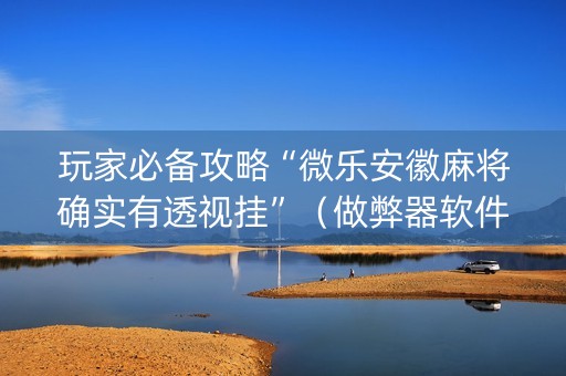 玩家必备攻略“微乐安徽麻将确实有透视挂”（做弊器软件下载)