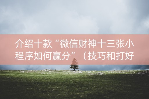 介绍十款“微信财神十三张小程序如何赢分”（技巧和打好牌方法)