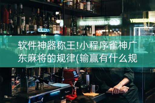 软件神器称王!小程序雀神广东麻将的规律(输赢有什么规律)