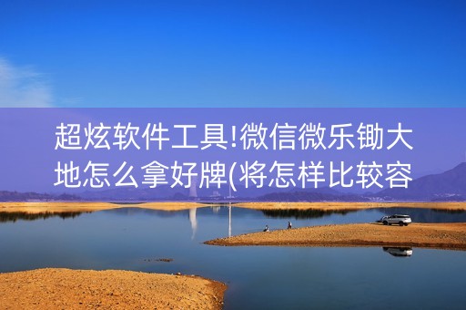超炫软件工具!微信微乐锄大地怎么拿好牌(将怎样比较容易赢)