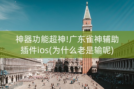 神器功能超神!广东雀神辅助插件ios(为什么老是输呢)