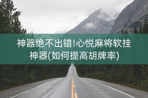 神器绝不出错!心悦麻将软挂神器(如何提高胡牌率)