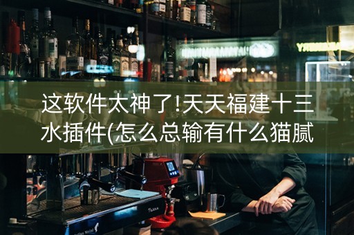 这软件太神了!天天福建十三水插件(怎么总输有什么猫腻)