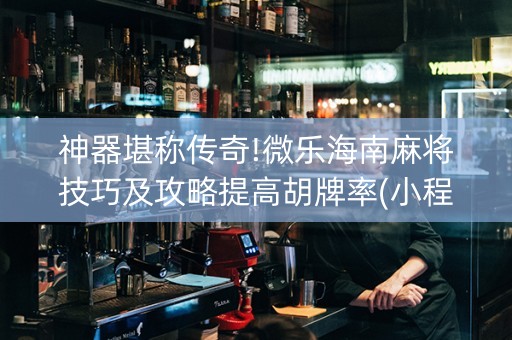 神器堪称传奇!微乐海南麻将技巧及攻略提高胡牌率(小程序辅助软件)