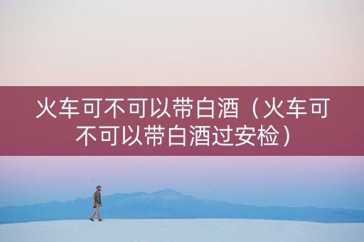 火车可不可以带白酒（火车可不可以带白酒过安检）