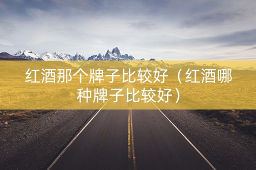 红酒那个牌子比较好（红酒哪种牌子比较好）