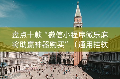 盘点十款“微信小程序微乐麻将助赢神器购买”（通用挂软件多少钱)