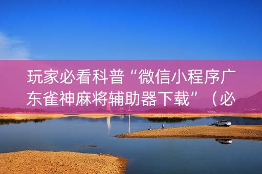 玩家必看科普“微信小程序广东雀神麻将辅助器下载”（必赢神器)