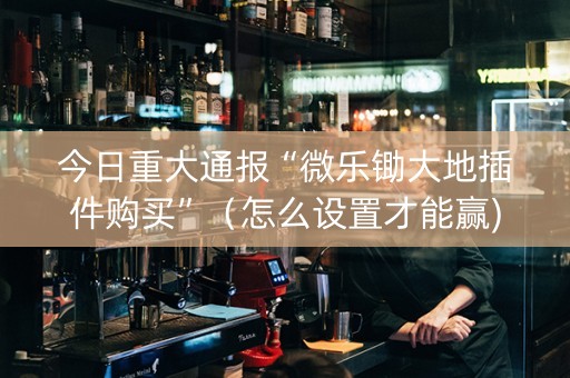 今日重大通报“微乐锄大地插件购买”（怎么设置才能赢)