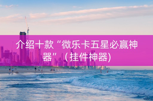 介绍十款“微乐卡五星必赢神器”（挂件神器)