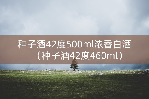 种子酒42度500ml浓香白酒（种子酒42度460ml）